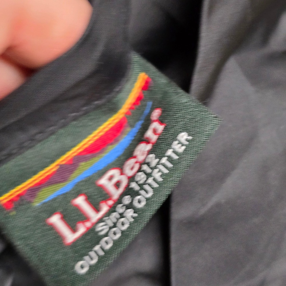 LL Bean Reversible Down Puffer Vest Womens S Olive Green Black Gorpcore Outdoor - Picture 8 of 15